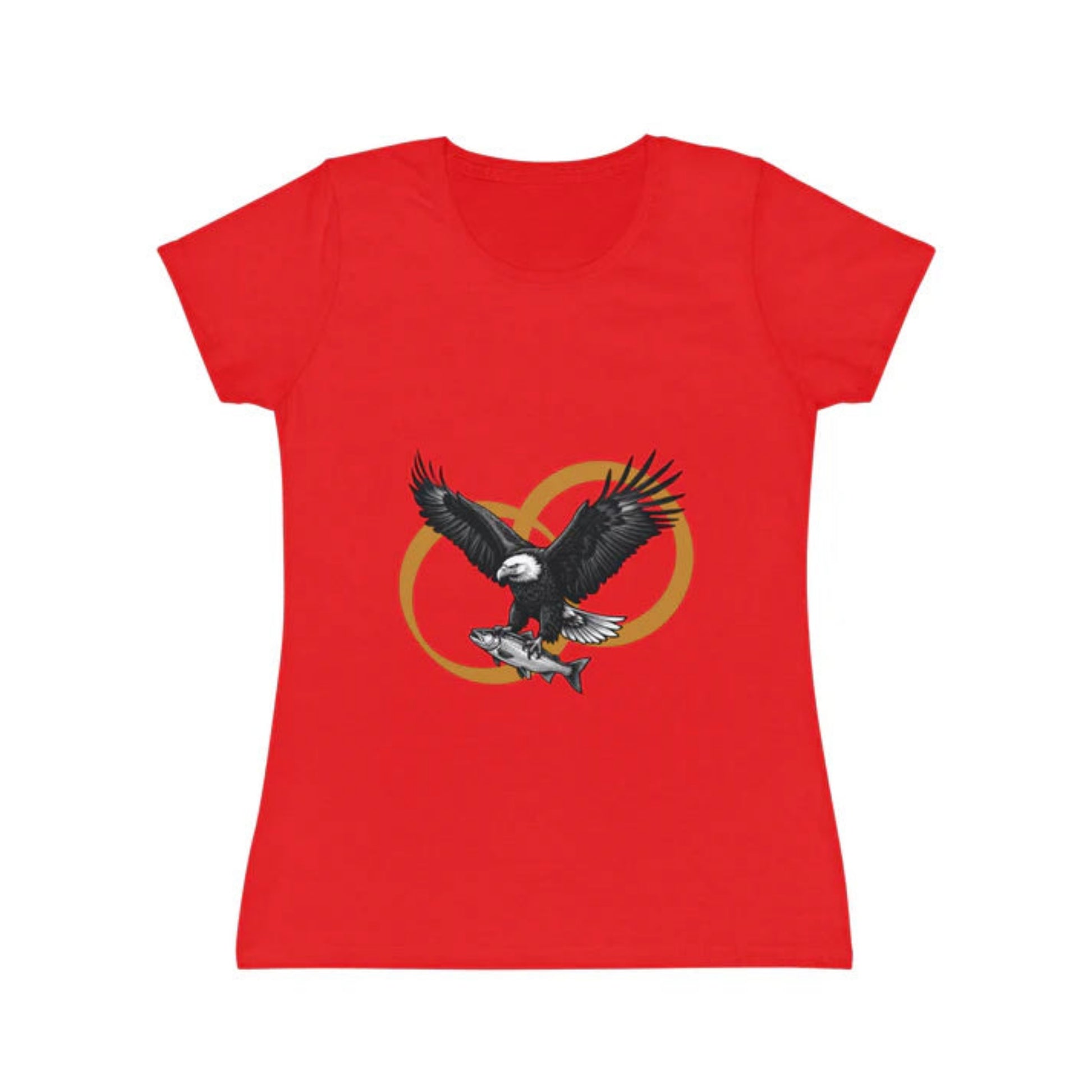 Damen T-Shirt mit mehrfarbigem Frontmotiv