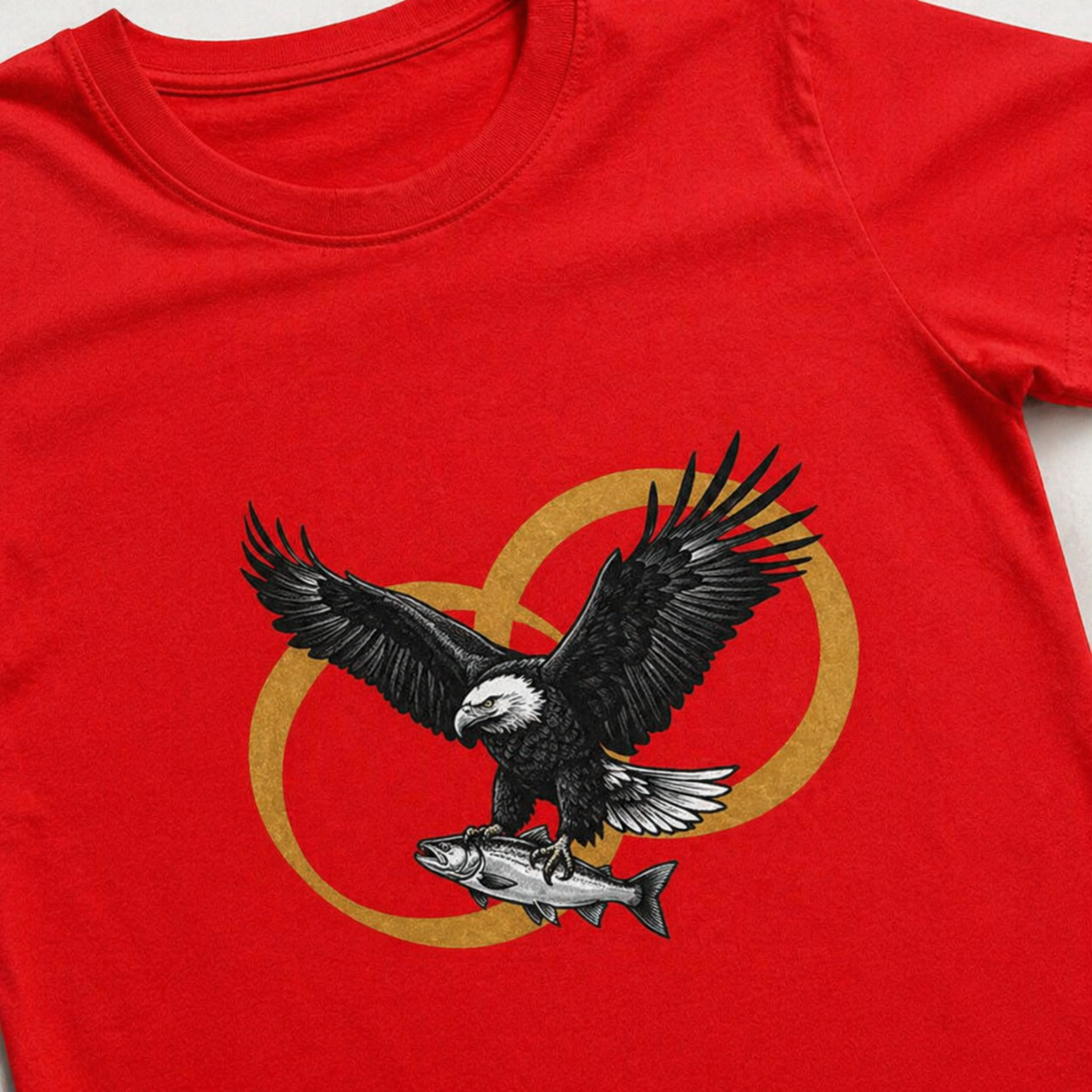 Damen T-Shirt mit mehrfarbigem Frontmotiv