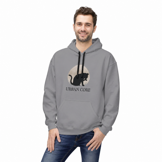 Unisex Hoodie Katze Mond Grafik