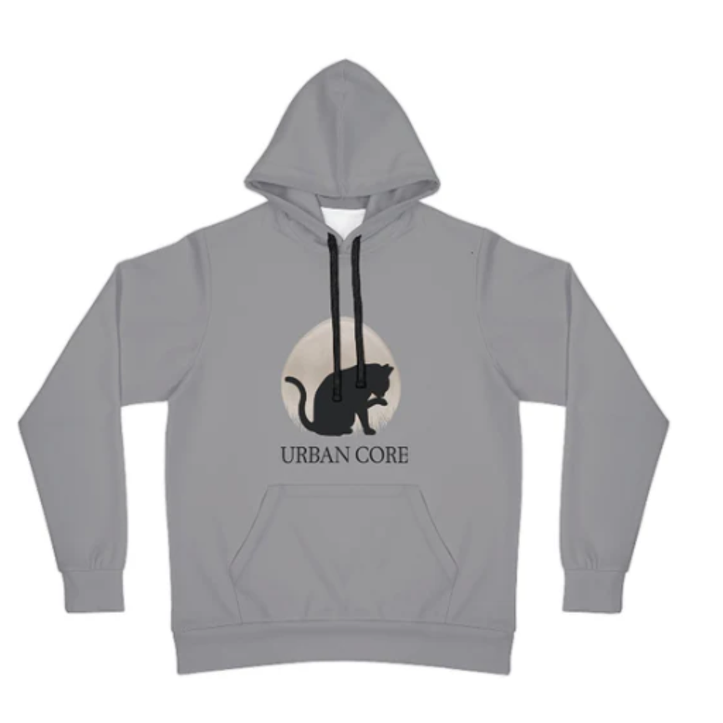 Unisex Hoodie Katze Mond Grafik