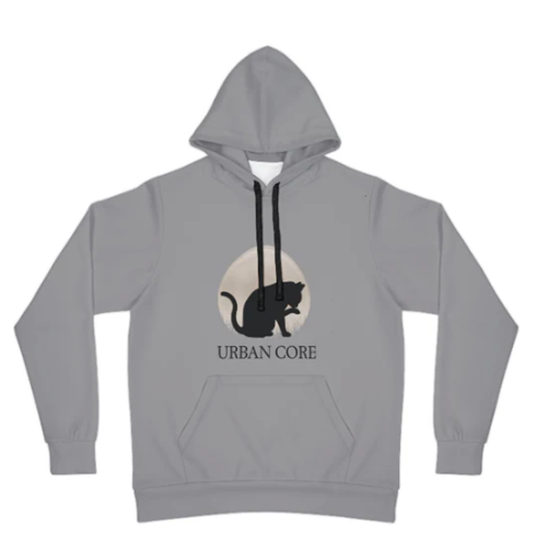 Unisex Hoodie Katze Mond Grafik
