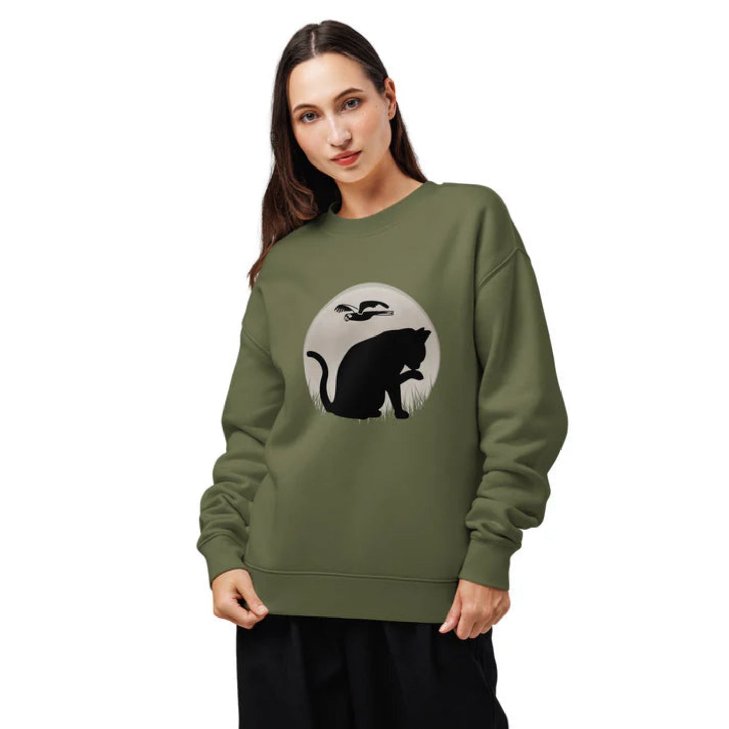 Grauer Crewneck Pullover | Damen & Herren